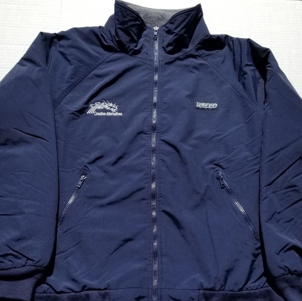 Lands End Squall Fleece Lined Jacket Full Zip